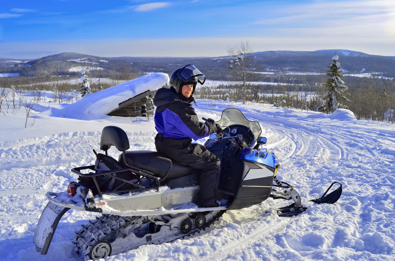 Sneeuwscooters & lunch
