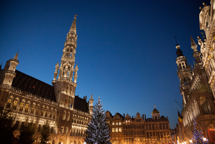 Winterpret in Brussel